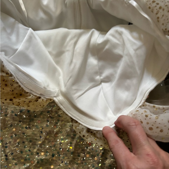 Off-Shoulder White Dress great for bride or bachelorette parties - Picture 5 of 7